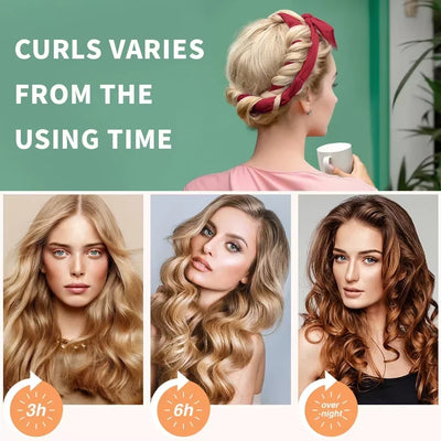 Heatless Curling Rod Headband No Heat Hair Curler