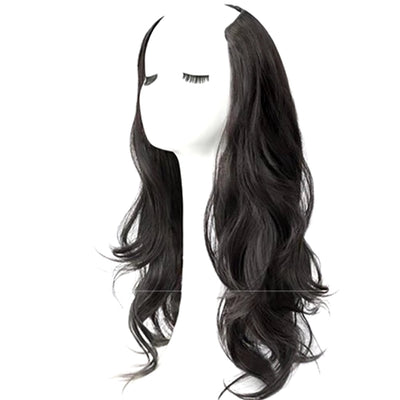 Women Long Curly Invisible Seamless V-Shaped Wig Hair Extension