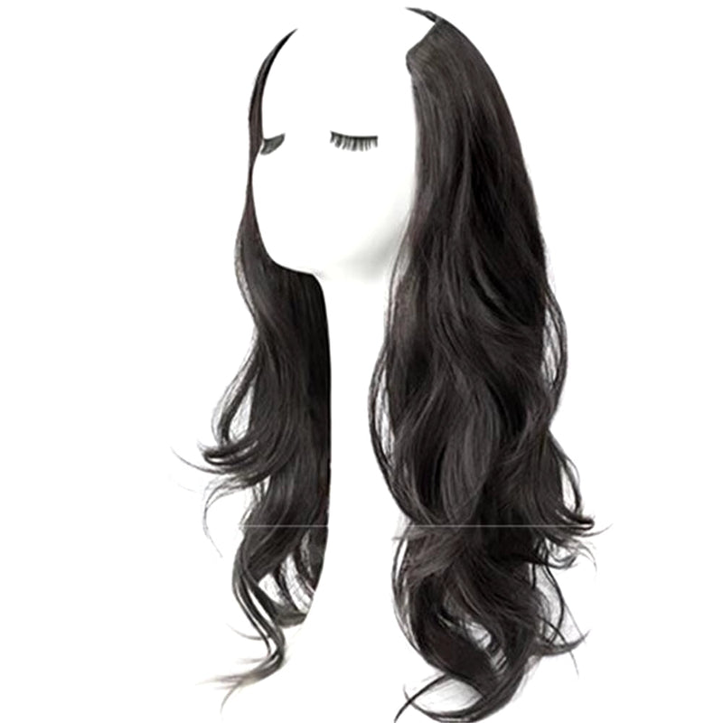 Women Long Curly Invisible Seamless V-Shaped Wig Hair Extension