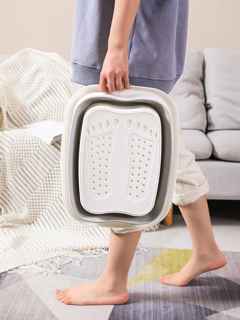 Foldable Footbath Massage Soaking Bucket