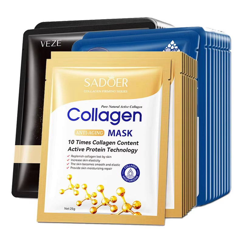  Collagen Face Mask Skincare Moisturizing Firming 