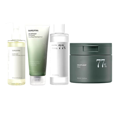 Heartleaf Skincare Set Facial Toner Serum 