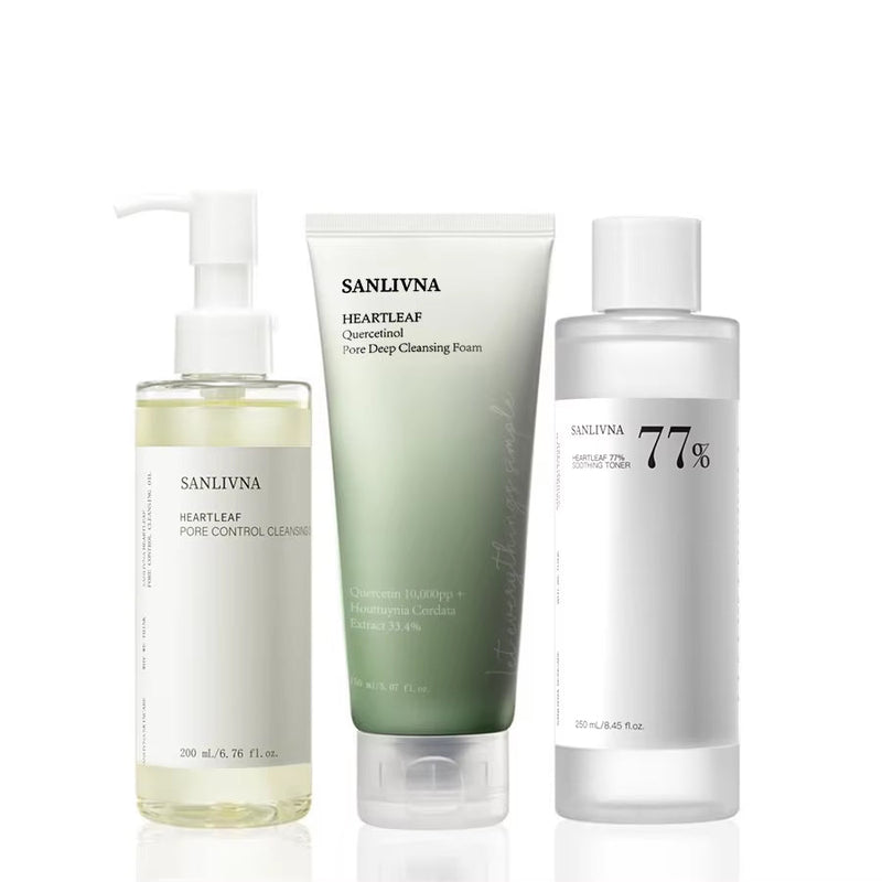 Heartleaf Skincare Set Facial Toner Serum 