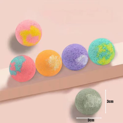 12Pcs/Set Bubble Small Bath Bombs Salt Ball Skin Care