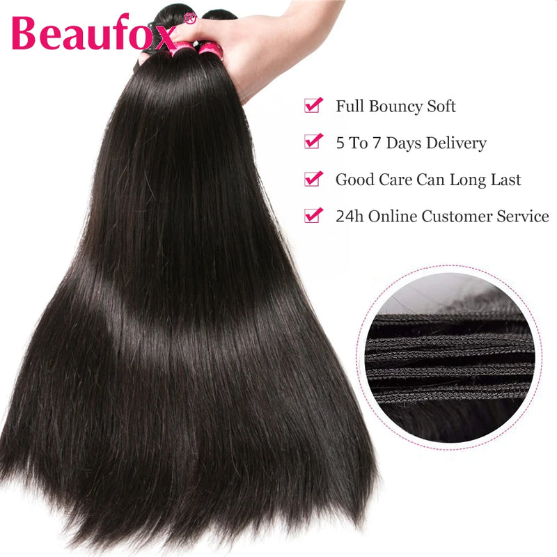 Peruvian Hair Bundles Straight Human Hair