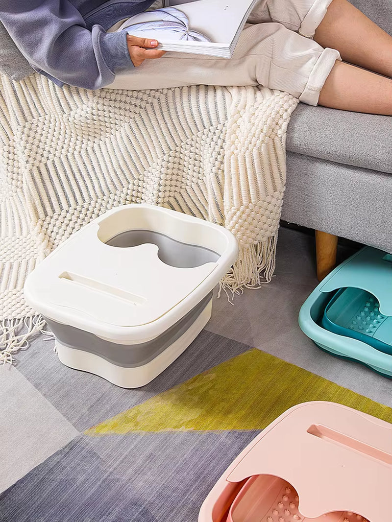 Foldable Footbath Massage Soaking Bucket