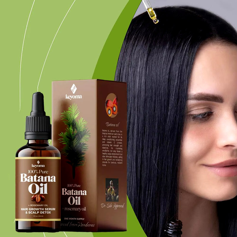 Batana Rosemary Mint Scalp Hair Strengthening Oil