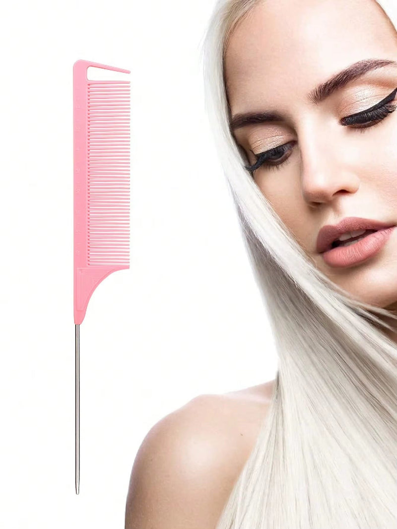 Stainless Steel Pointed Tail Hair Comb