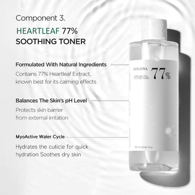 Heartleaf Skincare Set Facial Toner Serum 