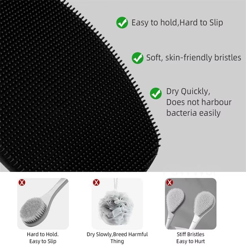 Silicone Body Scrubber Face Scrubber