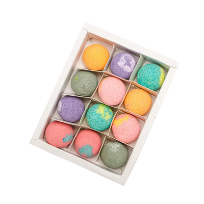 12Pcs/Set Bubble Small Bath Bombs Salt Ball Skin Care