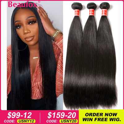 Peruvian Hair Bundles Straight Human Hair