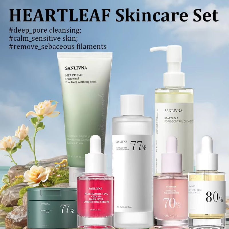 Heartleaf Skincare Set Facial Toner Serum 