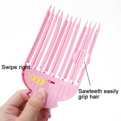 heatless hair care roots natural fluffy hair clip