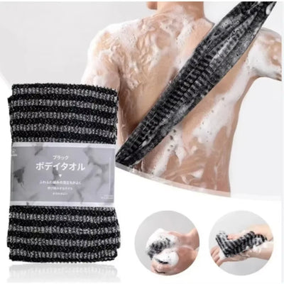 Japanese Rubbing Washcloth Bath Nylon Towel Brush for Back Towels Exfoliating Scrub Shower