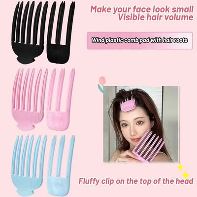 heatless hair care roots natural fluffy hair clip