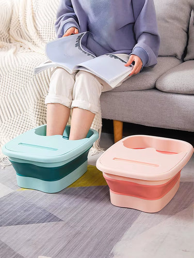 Foldable Footbath Massage Soaking Bucket