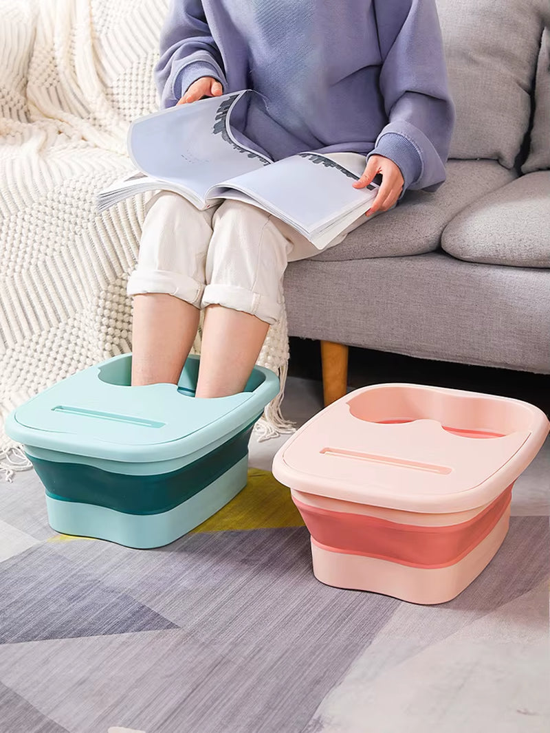 Foldable Footbath Massage Soaking Bucket