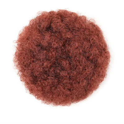 Black Short Synthetic Afro Puff Ponytail for Natural Hair